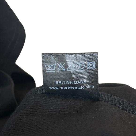 NWT Represent England Bullterrier T-Shirt Jet Black Designer Mens Size Large - Picture 16 of 16